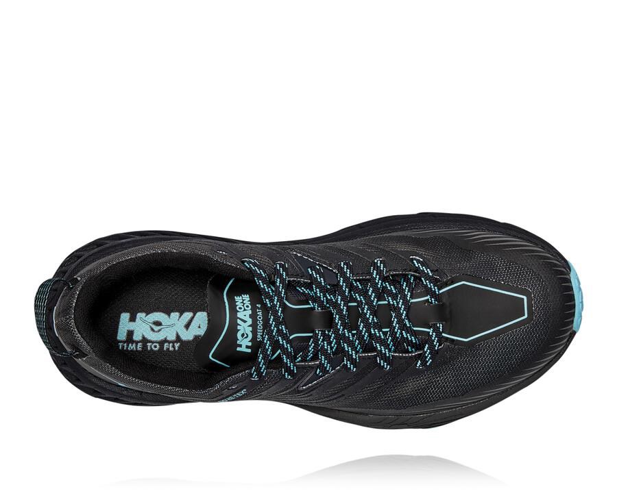 Hoka Australia One One Speedgoat 4 GORE-TEX - Womens Trail Shoes Black - AXKJN-5037